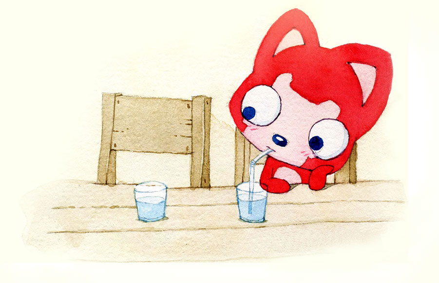 过去的涛涛一直是一个人生活，享受着孤独，也憧憬着爱情。